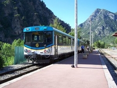 Pinienzapfenzug (Train des Pignes) Digne-les-Bains – Nizza (Bahnstrecken Provence)