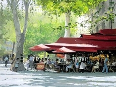 Strassencafe Aix-en-Provence