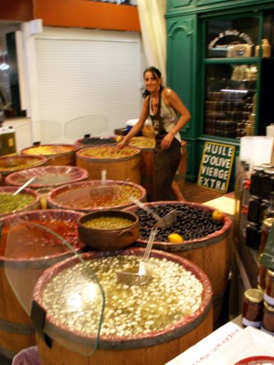 Oliven vom Wochenmarkt